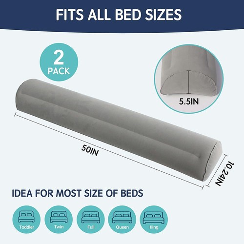 Portable inflatable bed rail - bed,