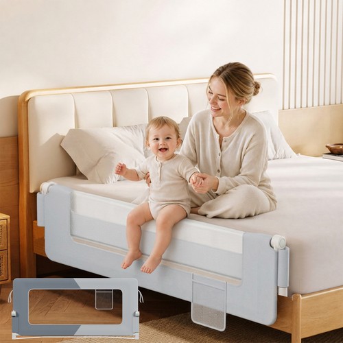 Bed rail foldable kids - bed,